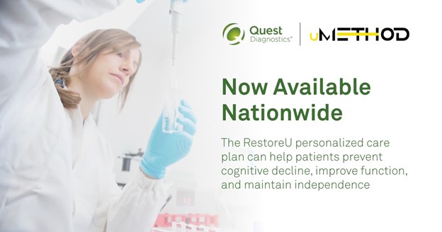 RestoreU Is Now Available Nationwide With Quest Diagnostics